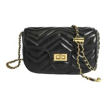 Carksky PU Shoulder Bag Crossbody Bag Women's Black/White/Green