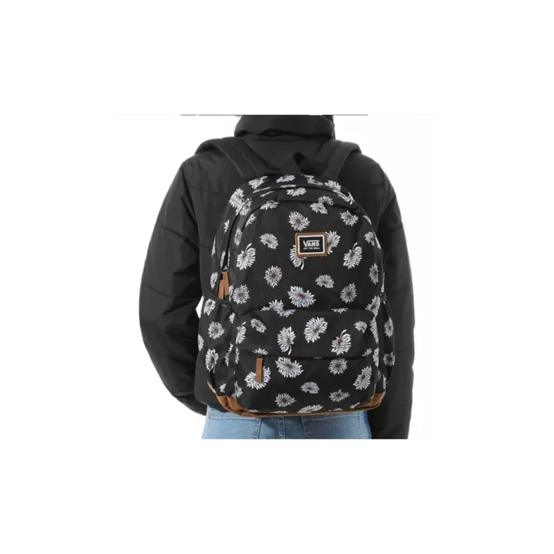 Vans Polyester Backpack Regular Unisex Black-5