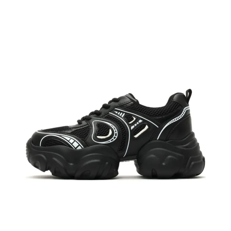 DAPHNE Cushioning, Slip Resistant, And Abrasion Resistant Low Top Chunky Sneakers Women's-8