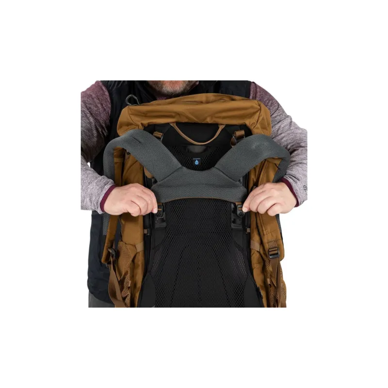 OSPREY Recycled Polyester Backpack Regular Unisex Brown-5