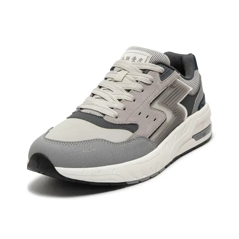 361° Source Start Durable Breathable Low Top Casual Shoes Men's Gray-1