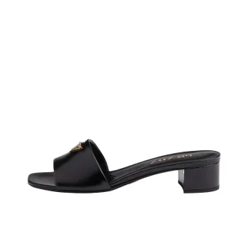PRADA 35mm Logo-appliqué Mules