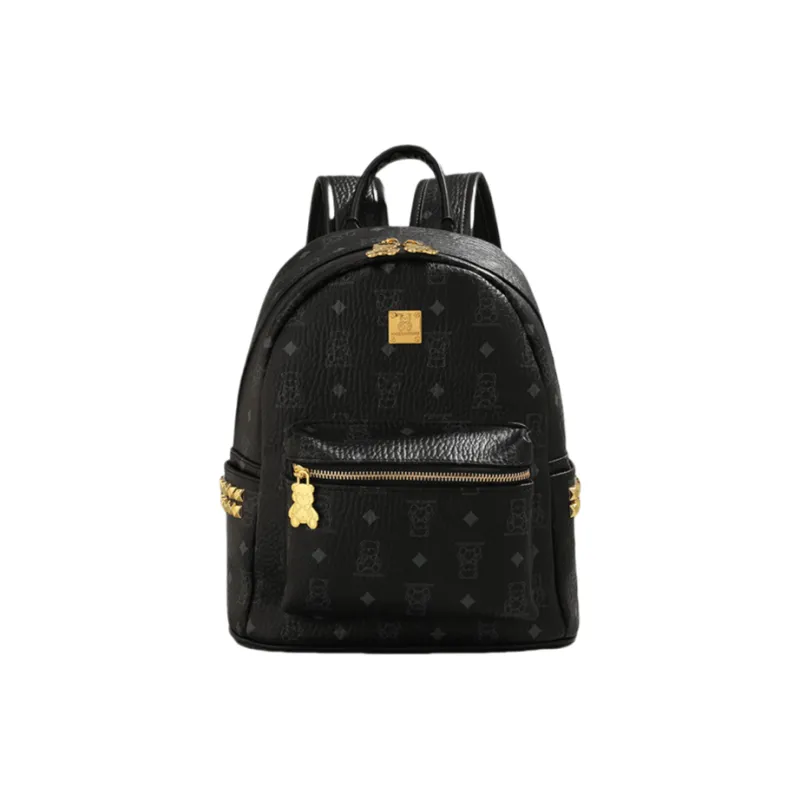Cwatcun PU Backpack Regular Women's Brown/Pink/Ecru/Black-15