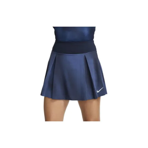 Nike ADVANTAGE Casual Short Skirts Women's Mysterious Marine Blue