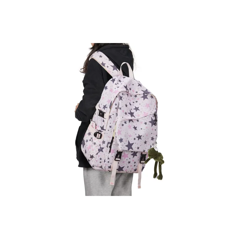 LANDCASE Fabric Backpack Laptop Backpack Unisex Multicolor-245