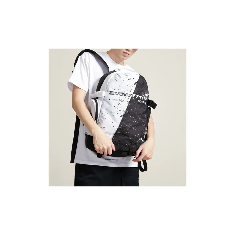 LiNing × Star Wars Collaboration Polyester Backpack Regular Unisex Black White-6
