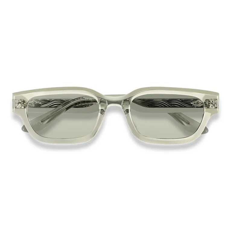 APRIL Plate Frame Irregular Shape Sunglasses Unisex-7