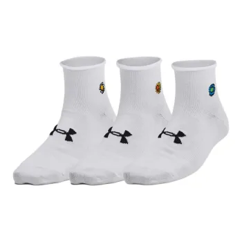 Under Armour UA Essential Mid Calf Socks Women's 3 Pack White
