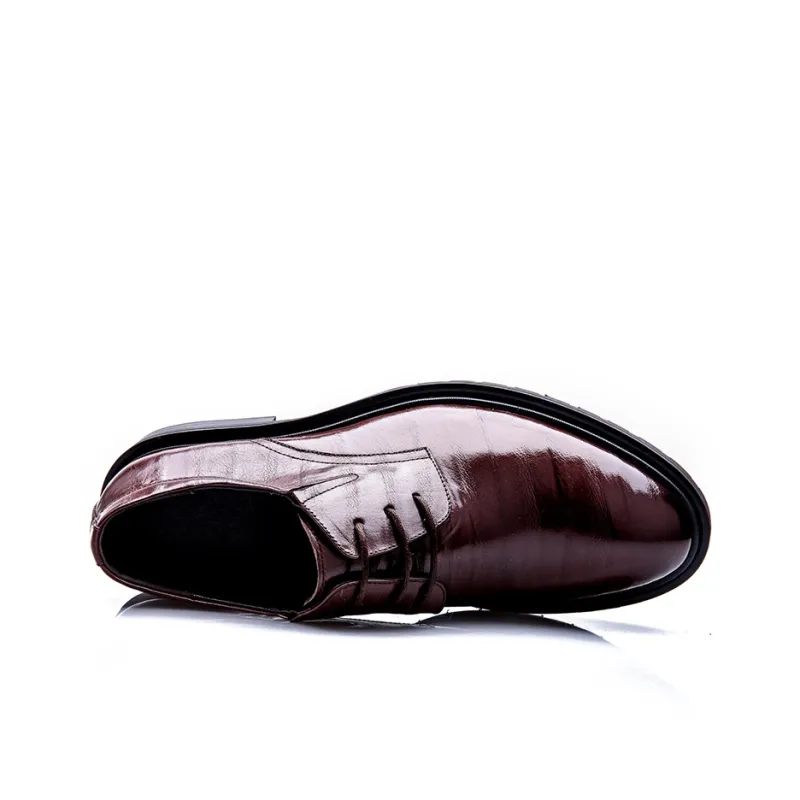 SHWEBALU Dress Shoes Men Low Top-11