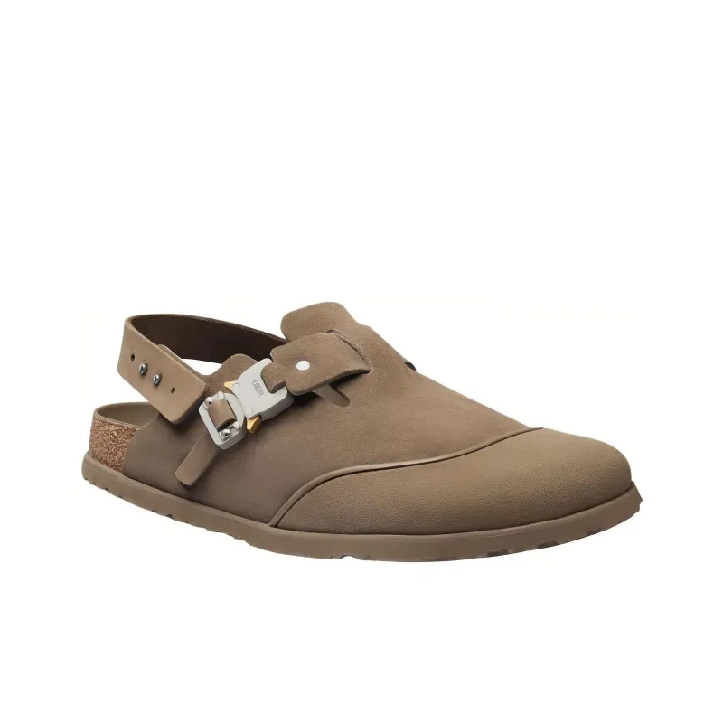 DIOR By Birkenstock Mule Tokio Khaki Nubuck Calfskin-2