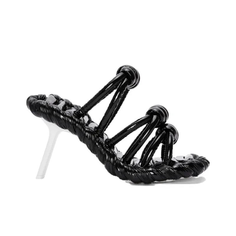 LOEWE Stylish Sandal 9cm Women's Black-1