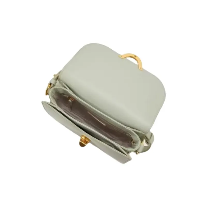 COCCINELLE Cow Leather Crossbody Bag Shoulder Bag Women's Celadon Green-3