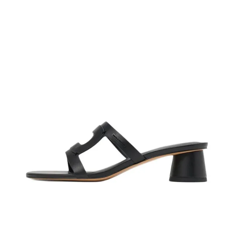 CHARLES&KEITH Composite Sole Slide Slippers 4.3cm Women's-10