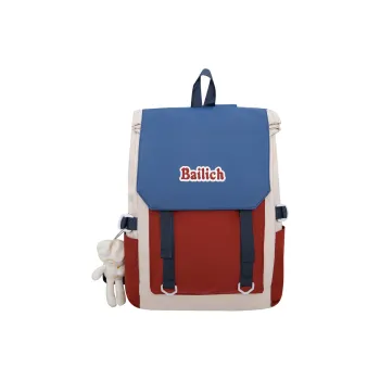 Kaka Tree Nylon Backpack Unisex Red/White/Yellow/Coffee/Pink