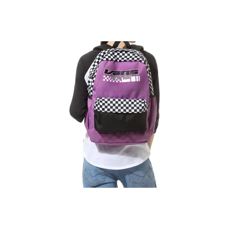 Vans Polyester Backpack Regular Unisex Purple-4
