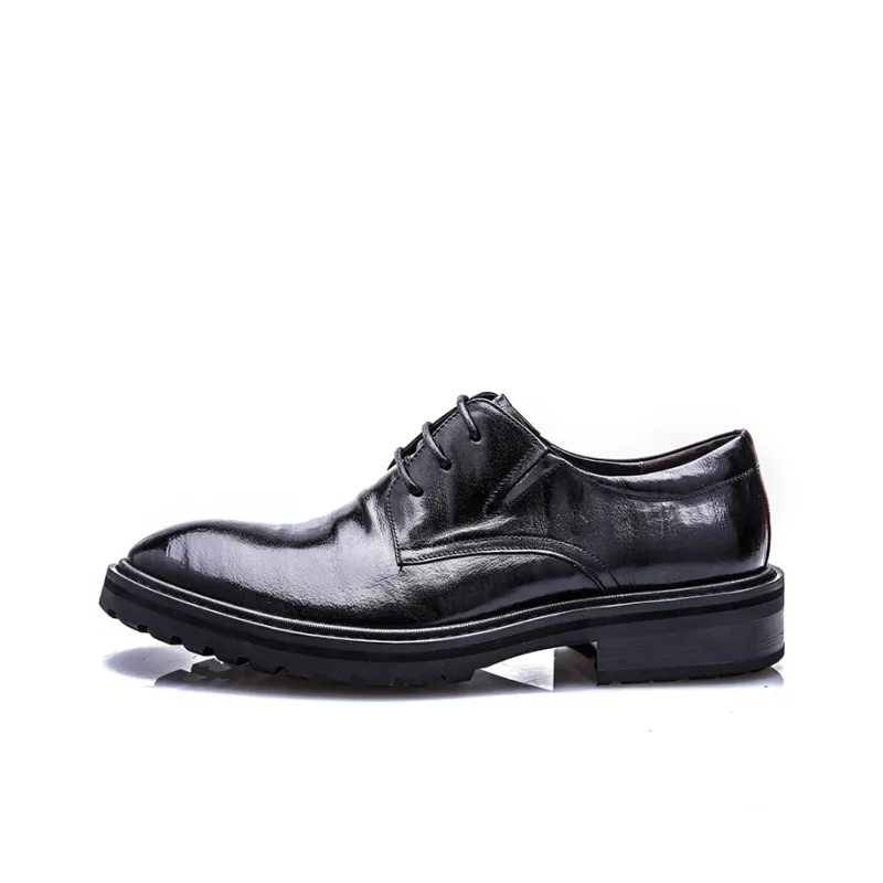 SHWEBALU Dress Shoes Men Low Top-0