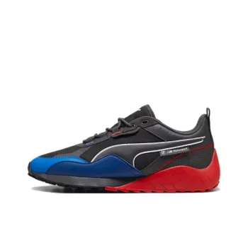 PUMA BMW M Motorsport Anti Slip Wear Resistant Low Top Casual Shoes Unisex Black Red