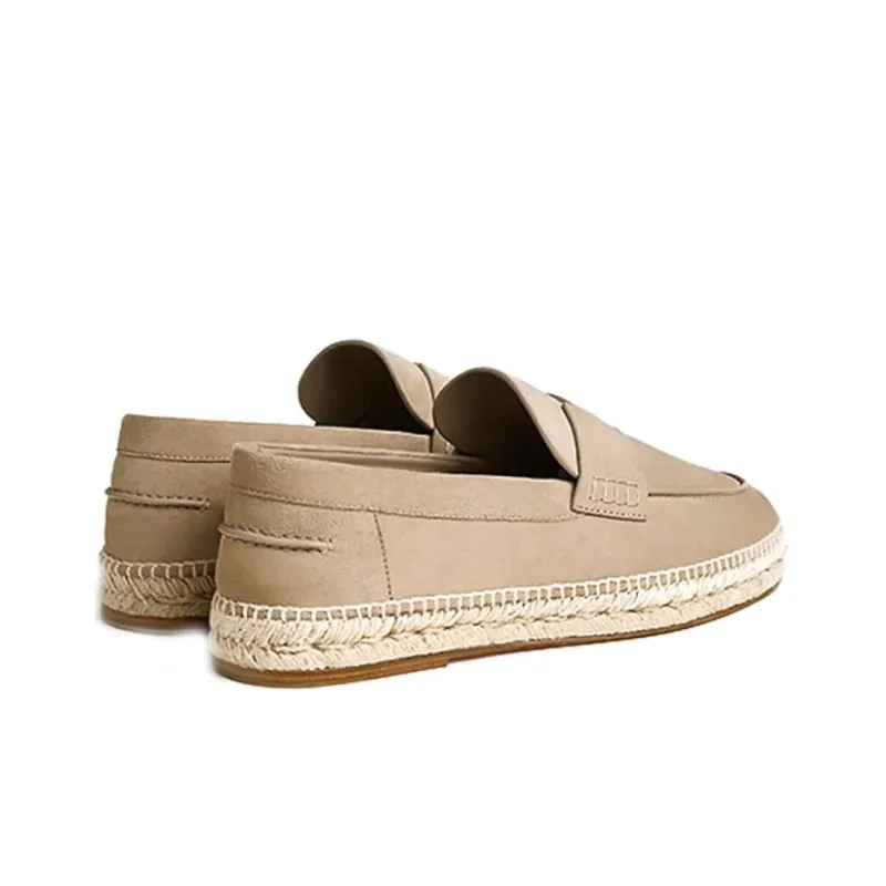 HERMES Trip Espadrilles Men's Beige-3