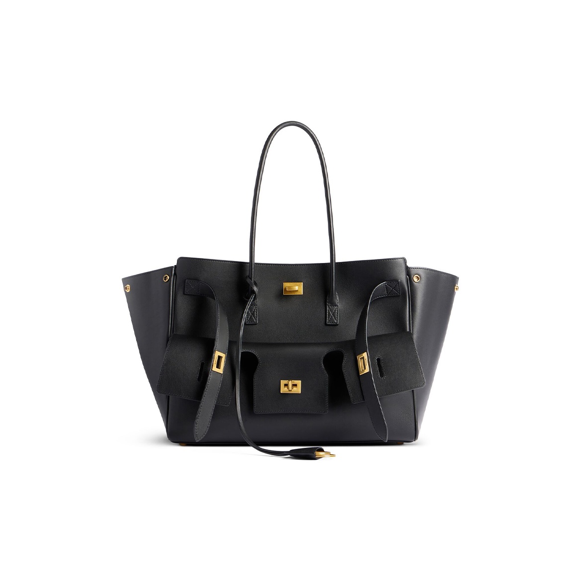 Balenciaga Bel Air Twist-Lock Medium Tote Bag - POIZON
