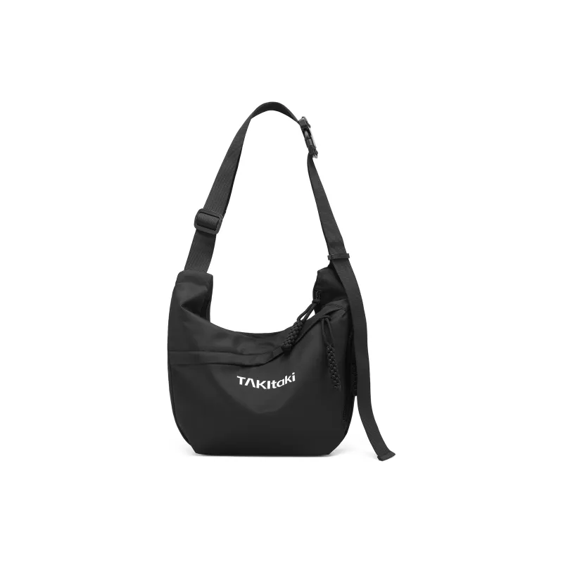 TAKI Oxford Dumpling Bag Handbag Shoulder Bag Medium Size Unisex Black/White/Khaki-6