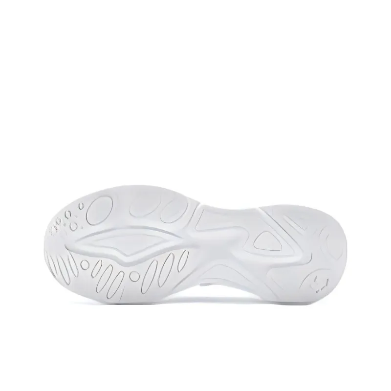 QIAODAN Abrasion Resistant, Breathable, Lightweight Low Top Sprint Running Shoes Women's White-3