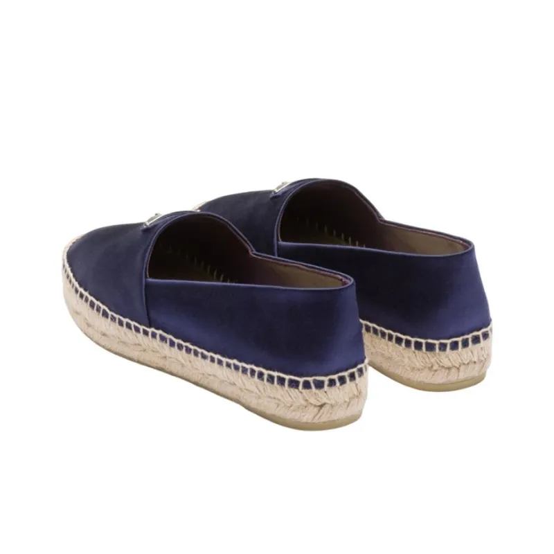 PRADA Hemp Sole Shoes Women's Purple-4