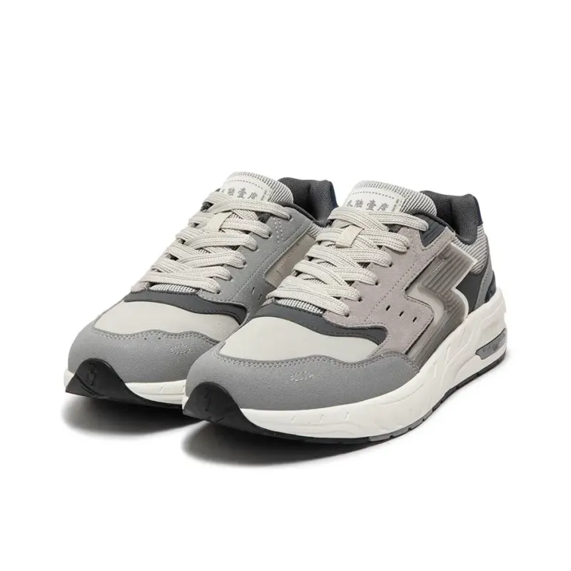 361° Source Start Durable Breathable Low Top Casual Shoes Men's Gray-2