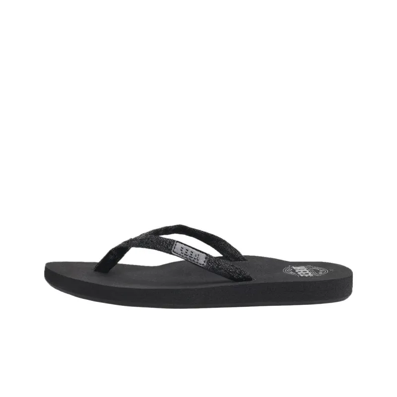 REEF Slip-Resistant Flip Flops Women's Black-0