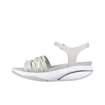 MBT Beach Sandals Women's White Gray