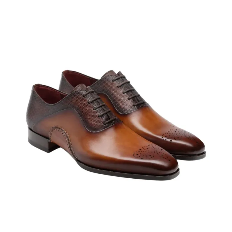 Magnanni Sanchez Dress Shoes Men's Brown-2