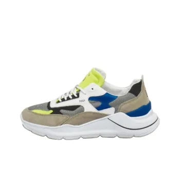 D.A.T.E Fuga Low-Top Casual Shoes Men's Green Gray