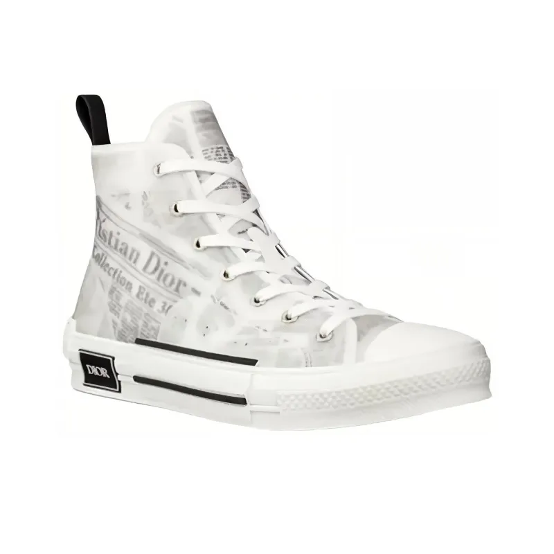 DIOR B23 High Top Daniel Arsham Newspaper-2