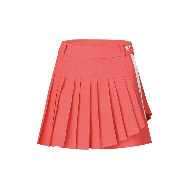 FILA Casual Short Skirts Women's Fluorescent Elysium Red-2