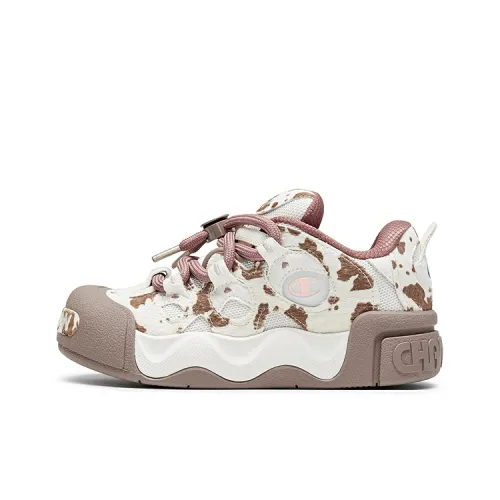 Champion Puffed Donut Low Top Skateboard Shoes Women's Light Khaki