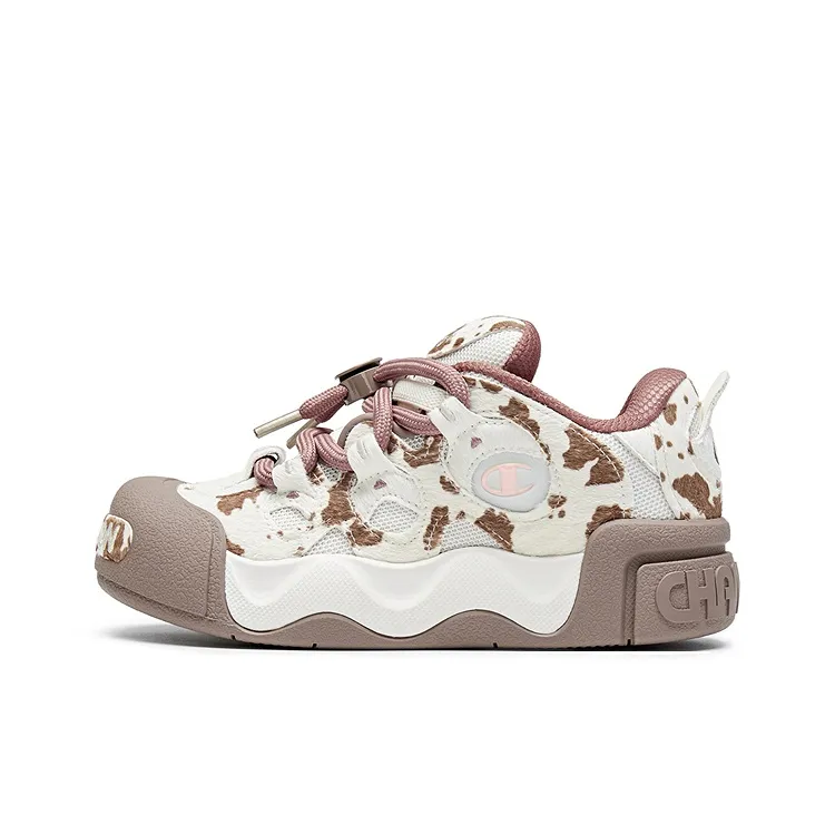 Champion Puffy Donut Low Top Skateboard Shoes Women's Light Khaki-0