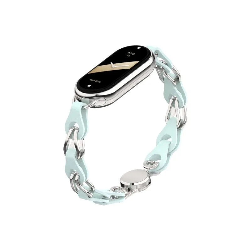 Yu Qing Compatibility Xiaomi Smart Band 9/8 All NFC Versions Smart Band 8/9 Wristband Watch Bands 145mm Unisex-12