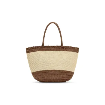 ST&SAT Woven One Shoulder Handbags Regular Women's Brown