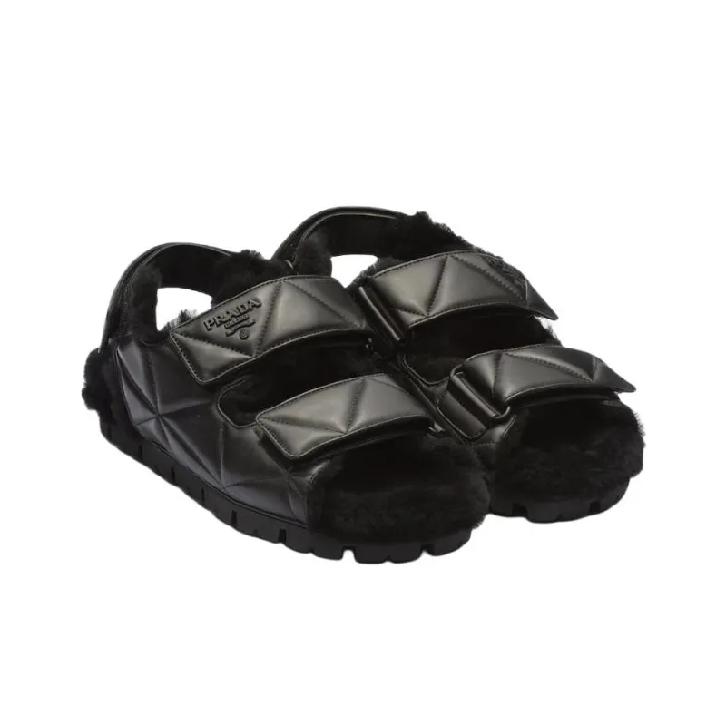 PRADA Beach Sandals Women's Black-2