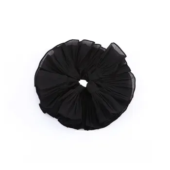 MISSJUJU Ice Silk Fabric Hair Tie Women's