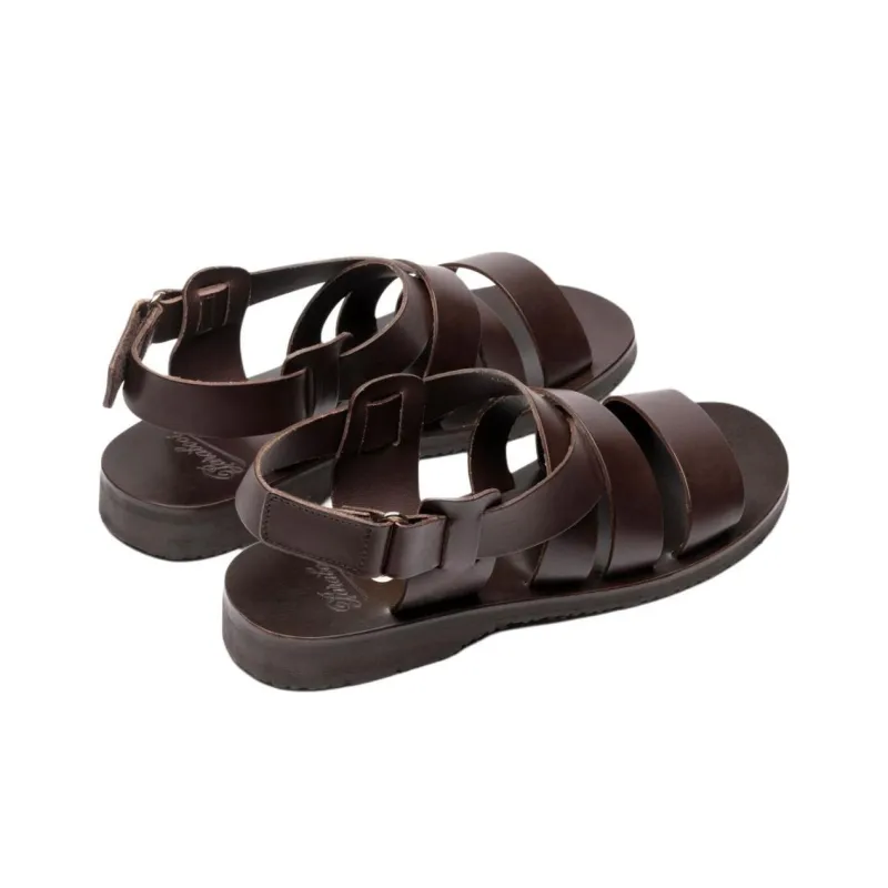 Paraboot Noumea Strap Sandals Men's Coffee-3