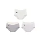 F Set-Bare Skin Baby Cotton-Purple+White+Gray (3 Pack)