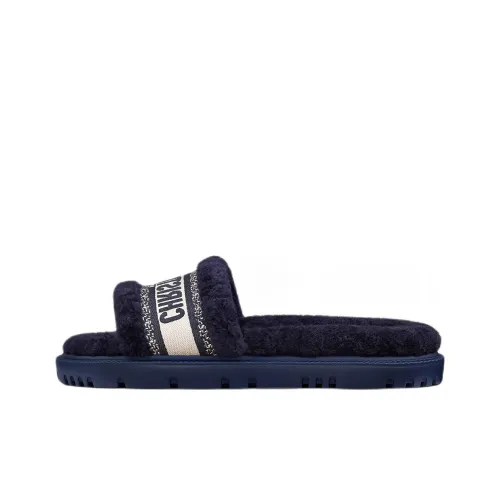 DIOR Dway Slide Slippers Women's Dark Blue