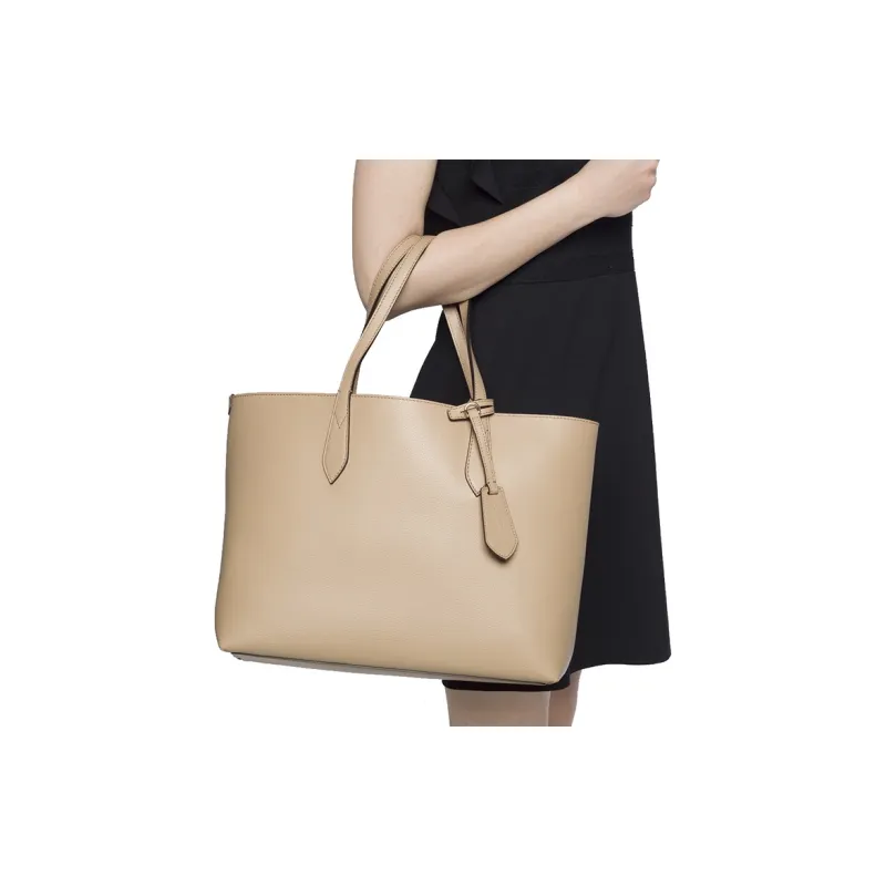 Burberry Coated Canvas With Leather Tote Bag, Shopping Bag, Handbag, Shoulder Bag Women's Yellow-11
