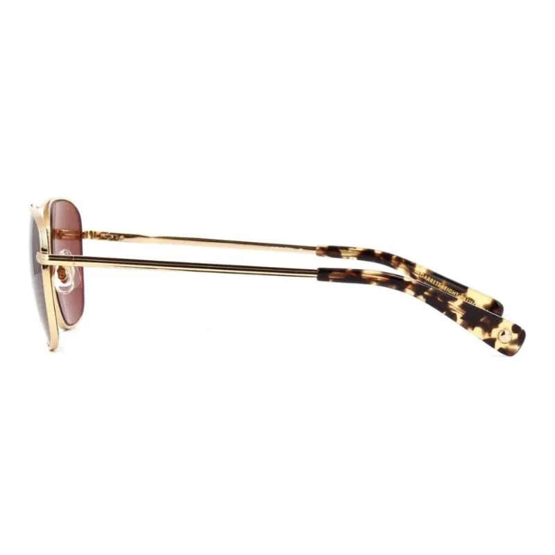 GARRETT LEIGHT Metal Aviator Sunglasses Unisex Gold-2