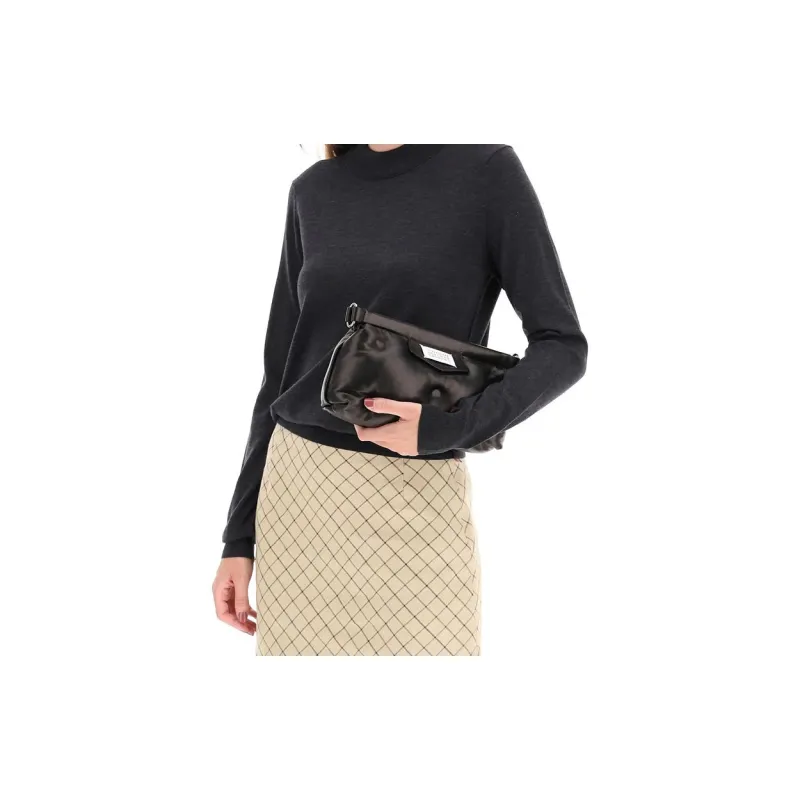Maison Margiela Leather Clutch Women's Black-6