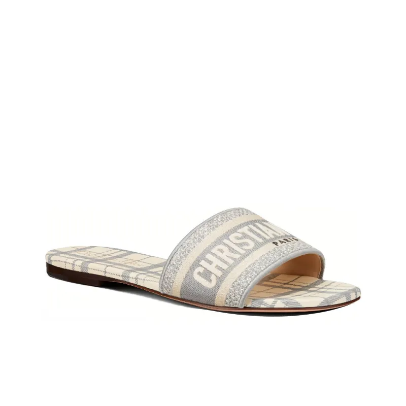 DIOR Dway Stylish Sandals Women's Gray-1