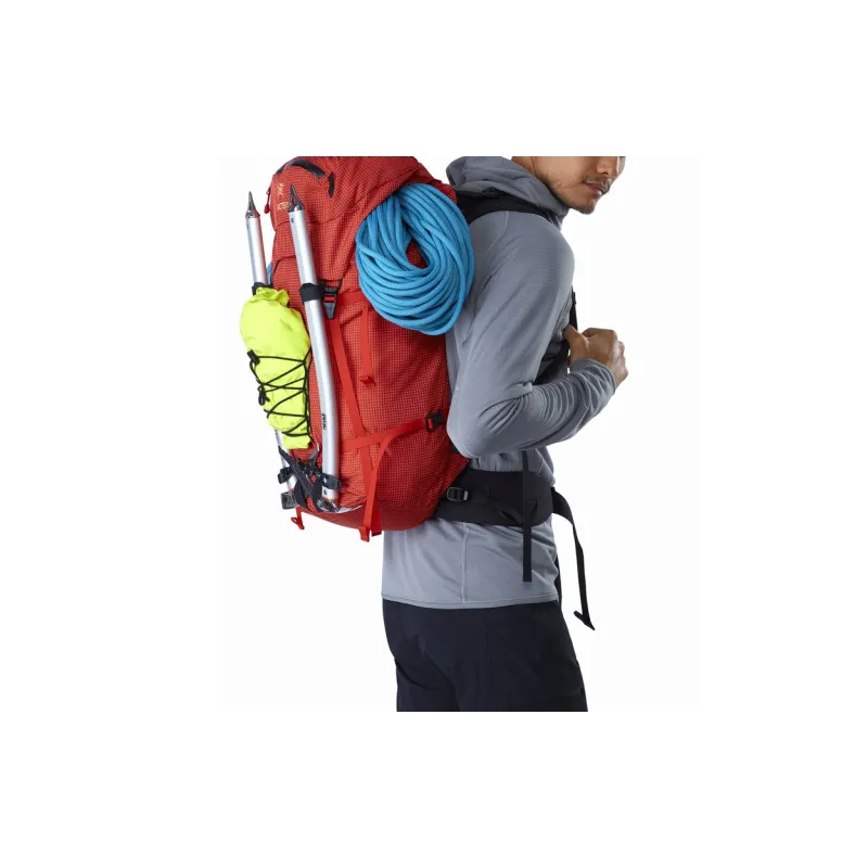 Arcteryx ALPHA Nylon Fabric Backpack Regular Unisex Orange Red-3