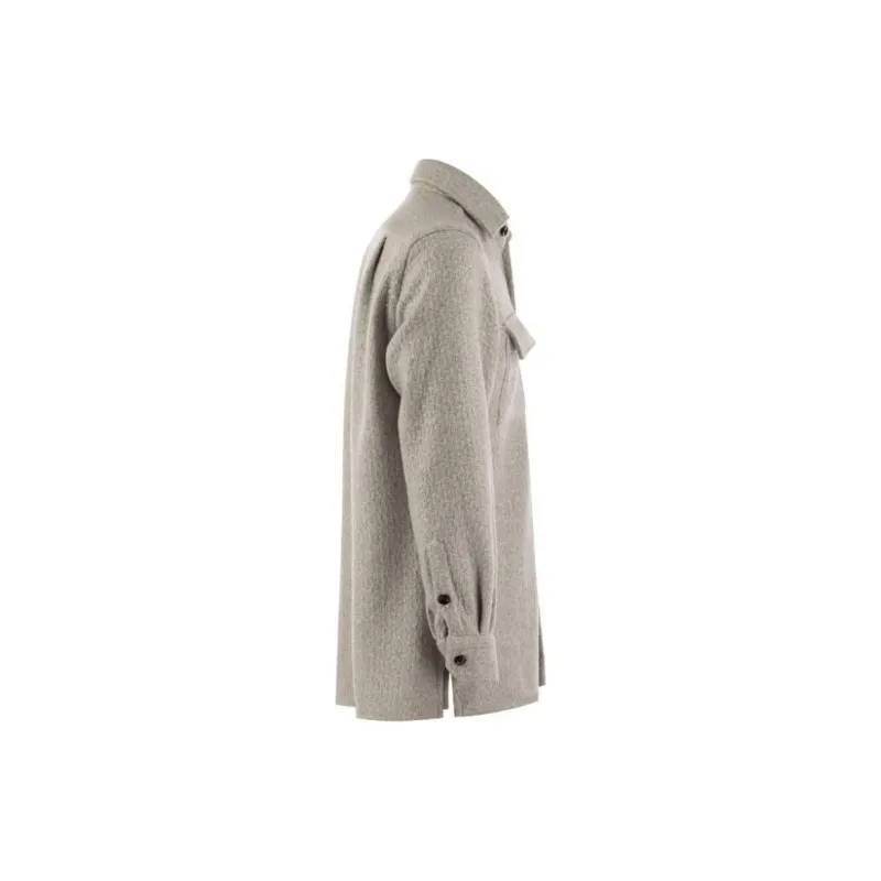 KITON Oversized Buttoned Overshirt-2