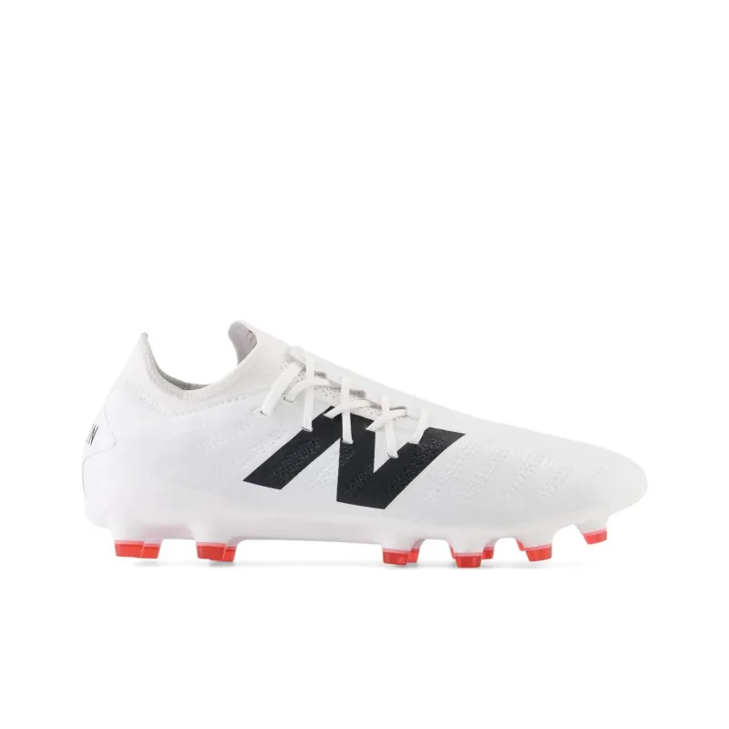 New Balance Furon V7 HG Rubber Short Studs Anti Slip Wear Resistant Soccer Shoes Unisex White-1