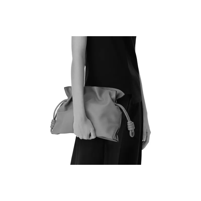 LOEWE Flamenco Clutch In Nappa Calfskin Warm Desert-5